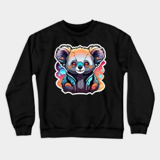 Koala Bear Illustration Crewneck Sweatshirt